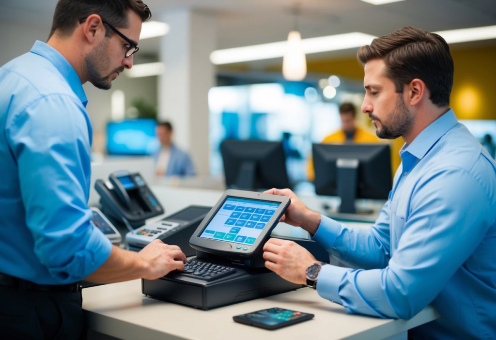point of sale installation